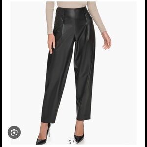 #60 DKNY FAUX LEATHER PANTS